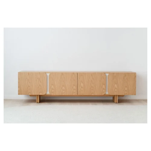 mueble tv roble natural