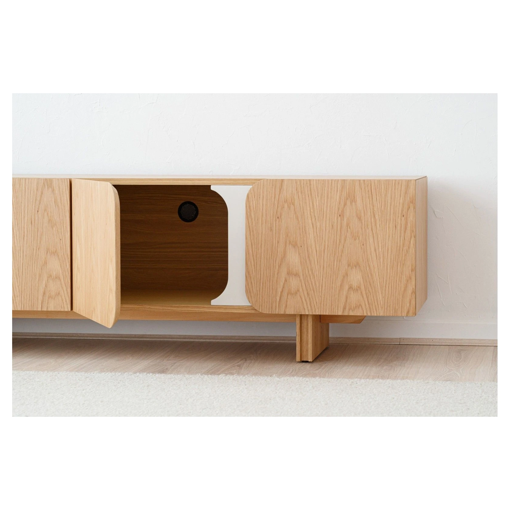 mueble tv roble natural