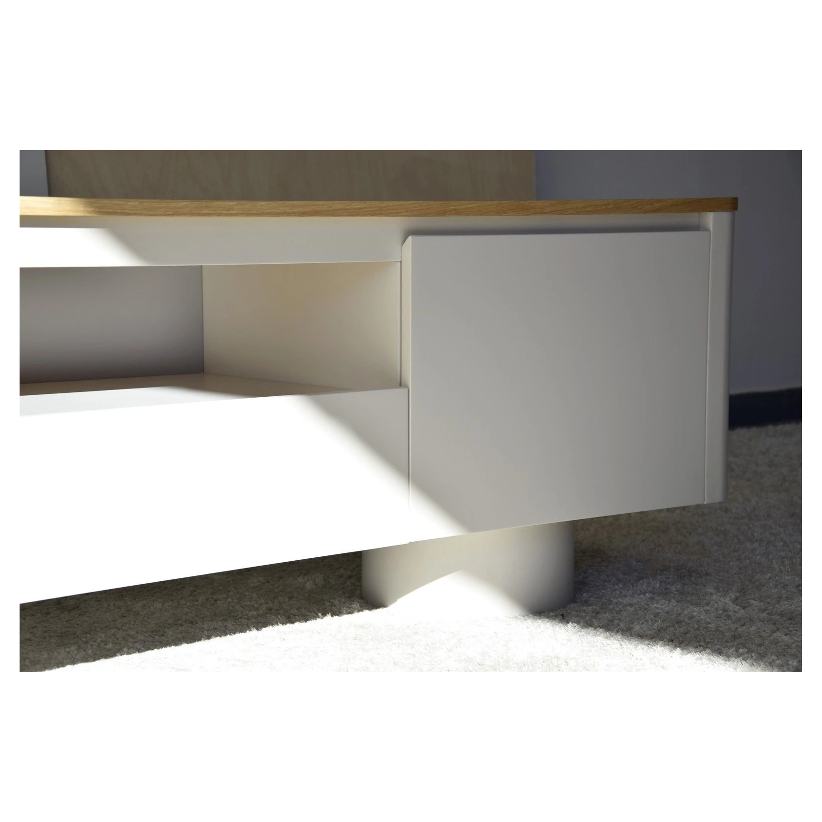 mueble tv gris arena