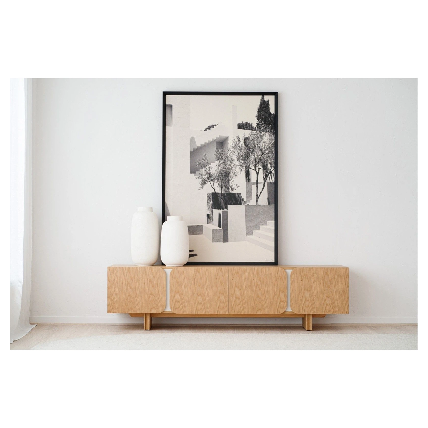 mueble tv roble natural