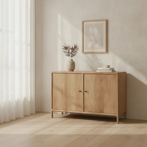 aparador de madera de mango