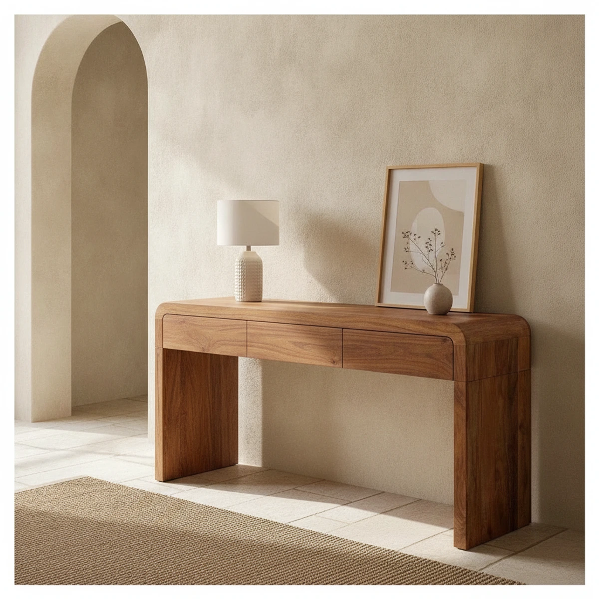consola madera de mango