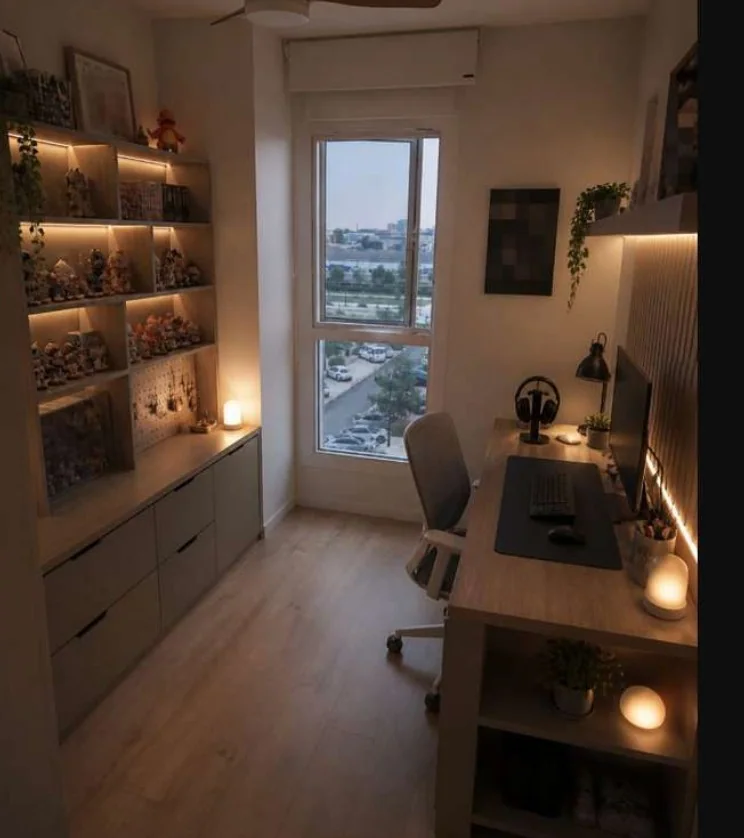 Mobiliario a medida para dormitorio y estudio