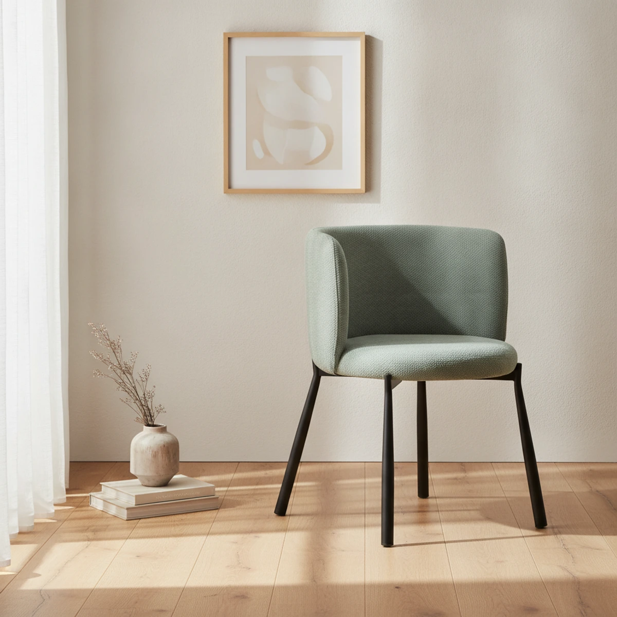 silla butaca verde menta