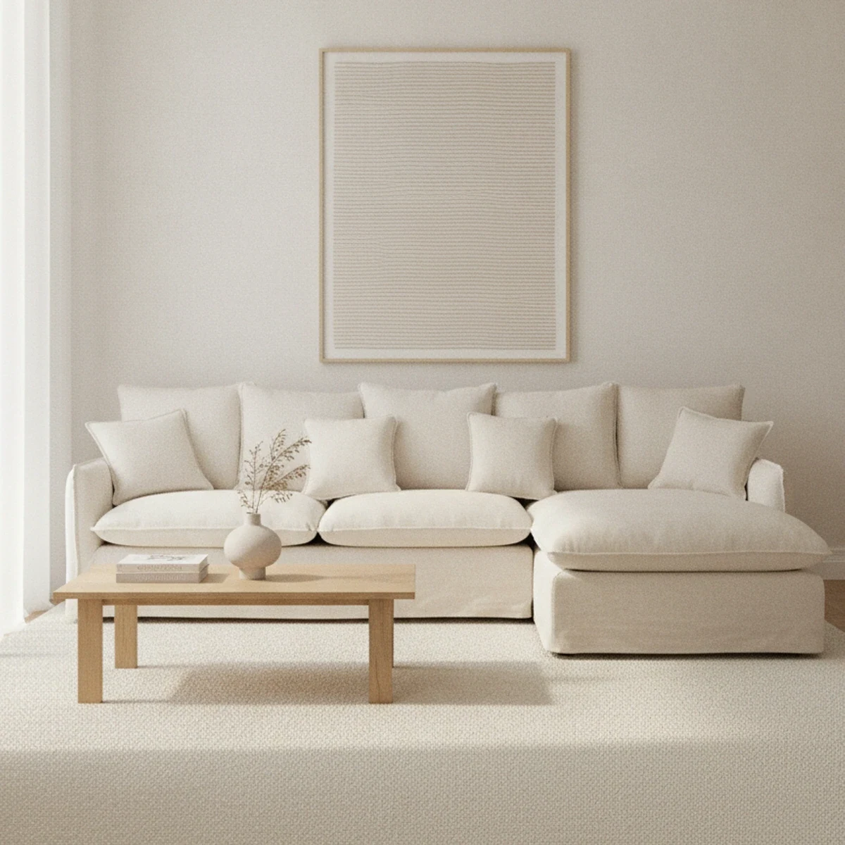 sofa chaise longue desenfundable blanco
