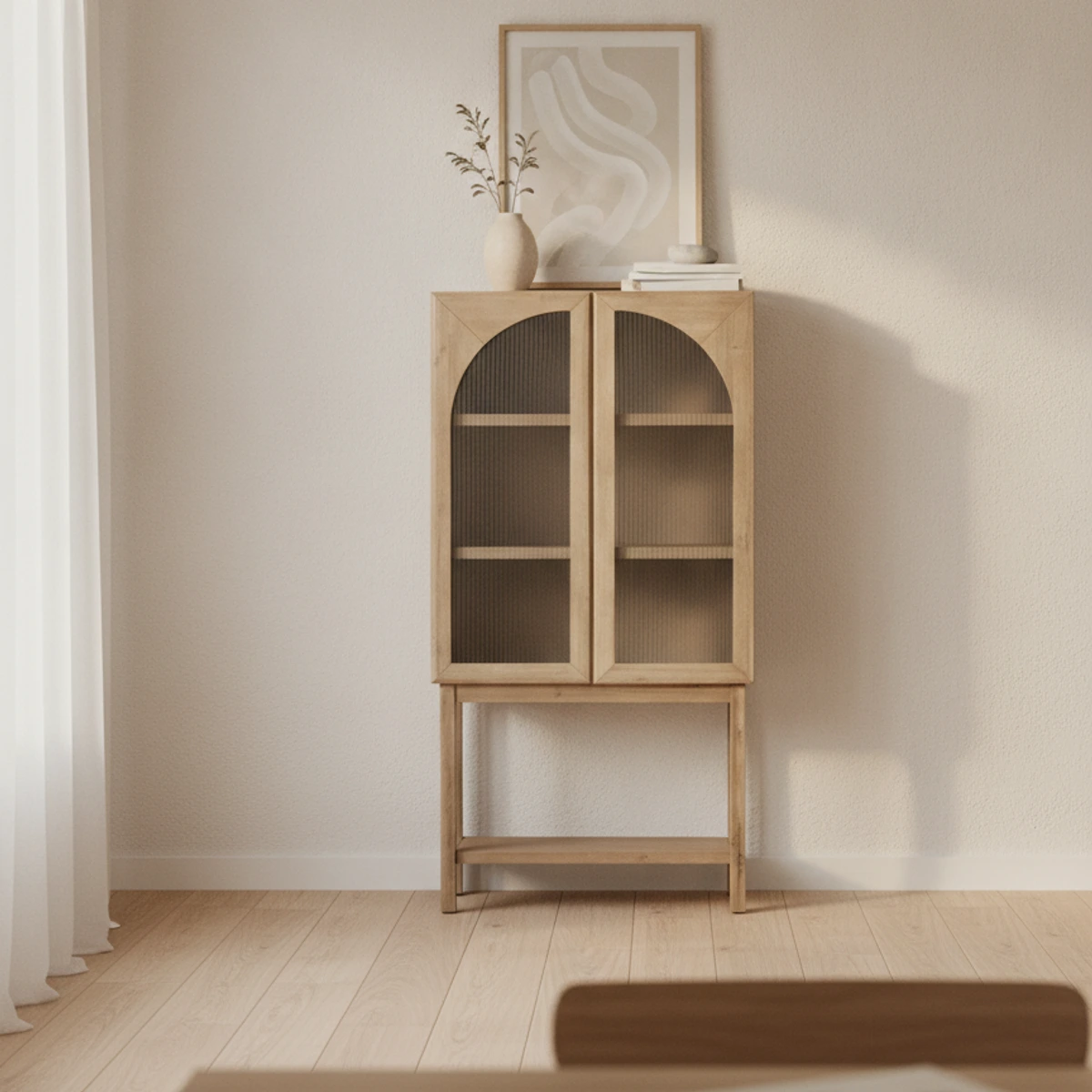 Vitrina NEXO madera de 80cm